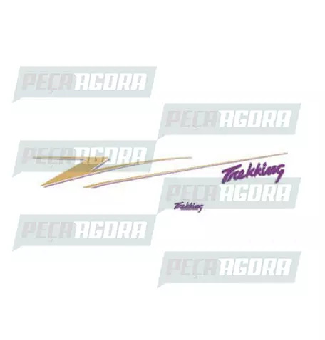 FAIXA LATERAL 3 ANOS LX 96 TREKKING OURO (418430)