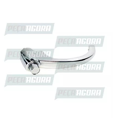 MACANETA EXTERNA D-10 CROMADA SEM CHAVE -ATEM (7318857.)