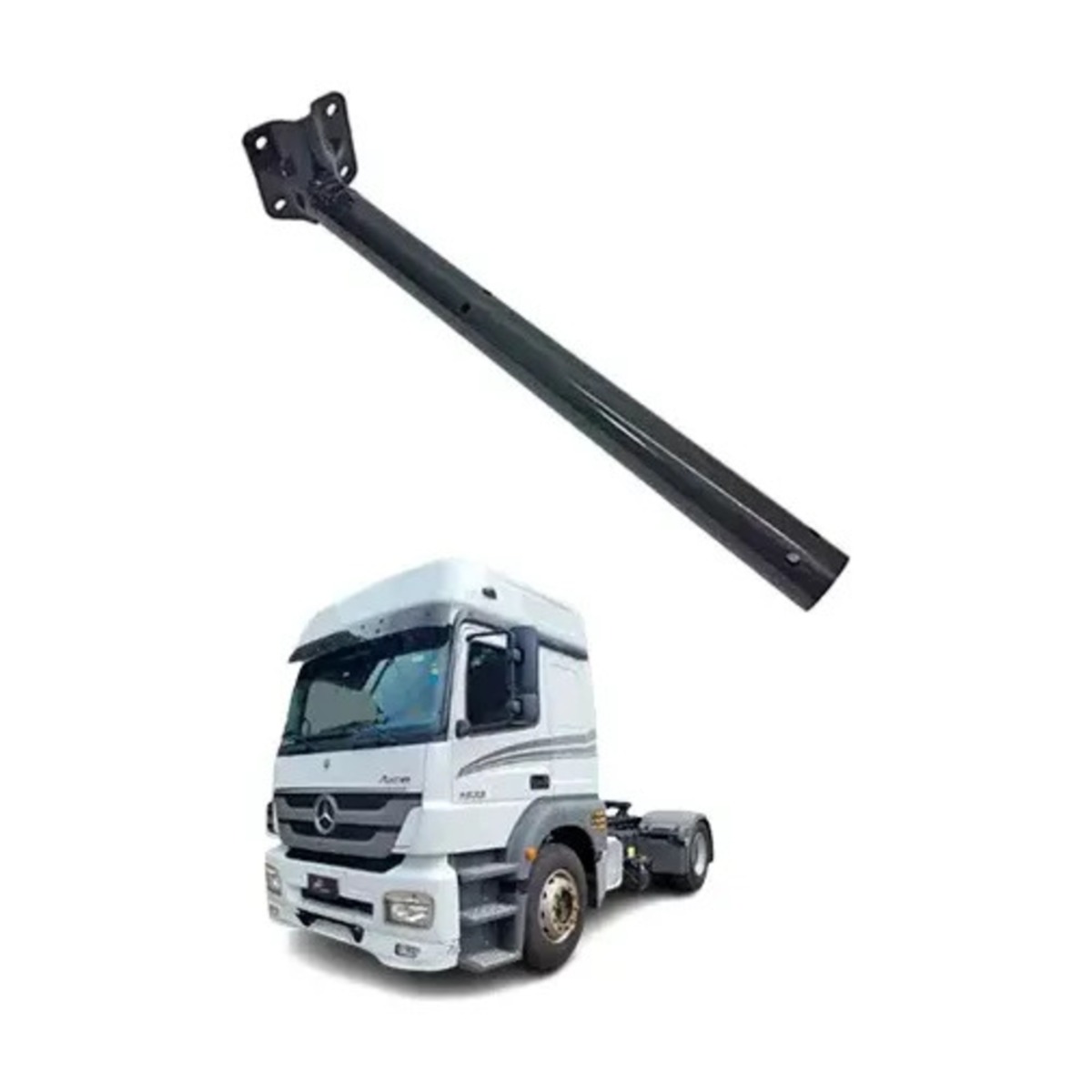 SUPORTE TRASEIRO PARALAMA MB AXOR 1933 2036 2041 2533 2536 2544 2644 3131 3344 4