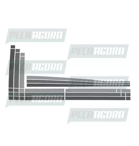 FAIXA LATERAL 1 LINHA PARA SCANIA 113 92/93 T - GRAFITE (419346)