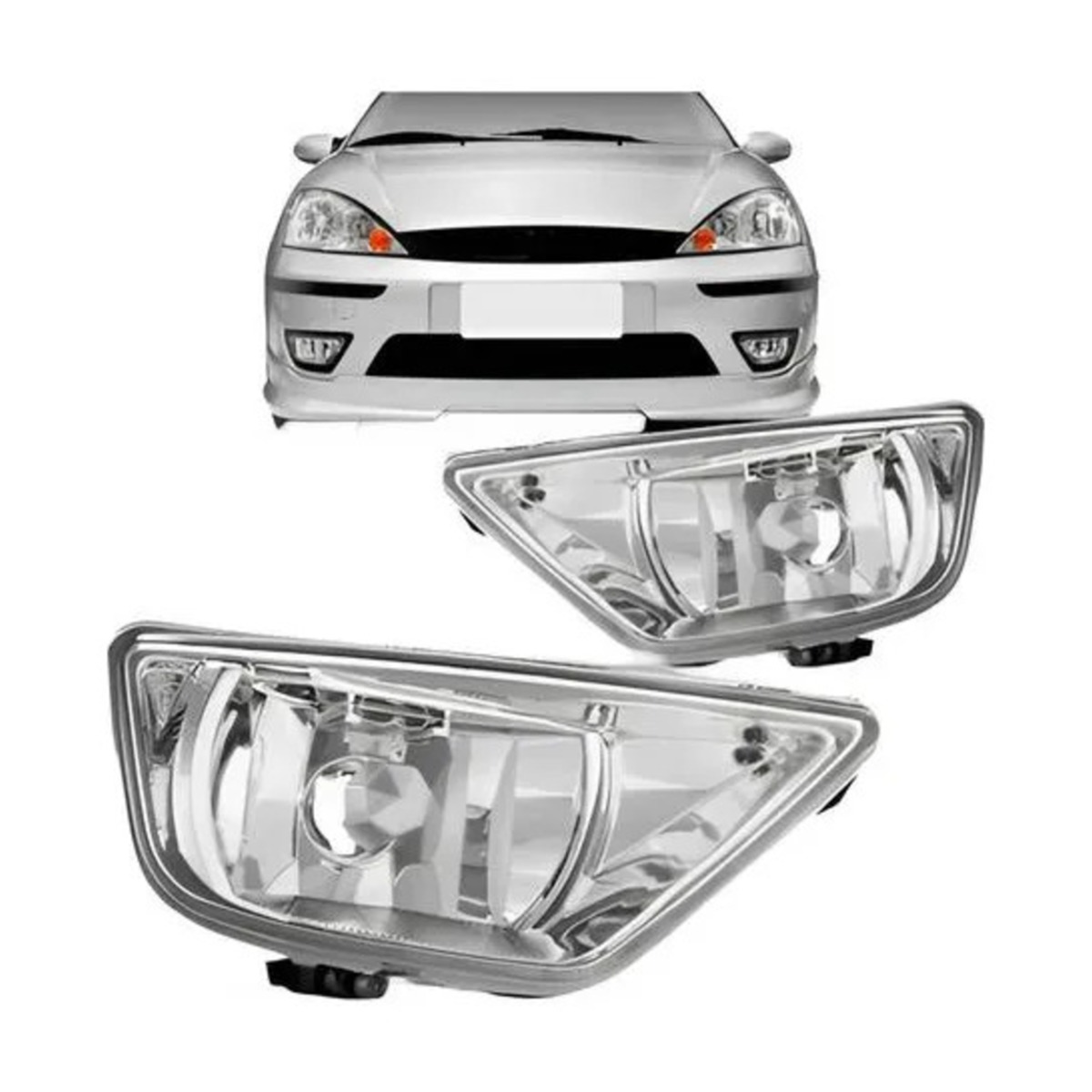 PAR FAROL MILHA AUXILIAR FOCUS 2004 A 2008 ESQUERDO | DIREITO (K.RF15101-RF15102