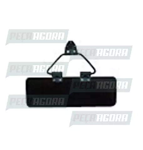 QUEBRA SOL ACRILICO INTERNO MERCEDES BENZ 3 FUROS AZUL (417255)