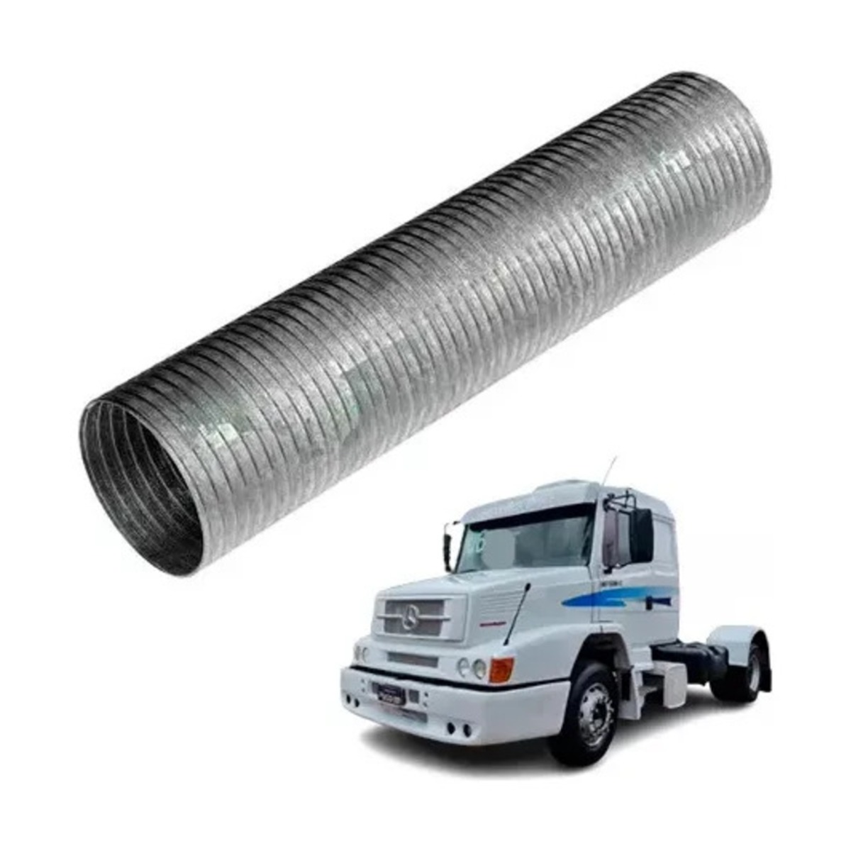 TUBO FLEXIVEL GLAVANIZADO 4.5 POL X 460MM MB 1634 1938L 1938S 2638S (6344900365-