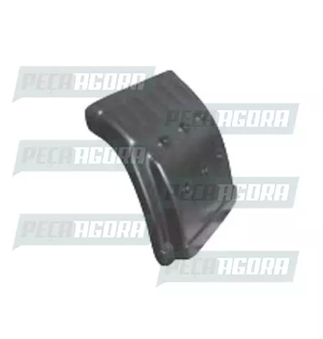 MEIO PARALAMA PARA SCANIA 114/124 DIANTEIRO DIREITO/TRASEIRO ESQUERDO PRETO PLAS