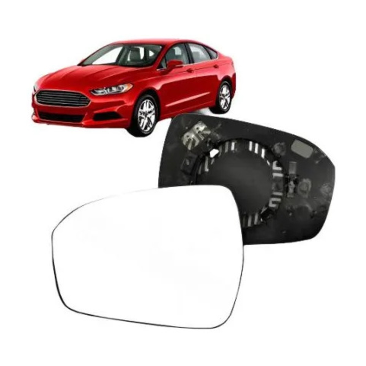 PAR LENTE RETROVISOR FUSION 2013 A 2019 ESQUERDO | DIREITO (K.RF31559-RF31560)