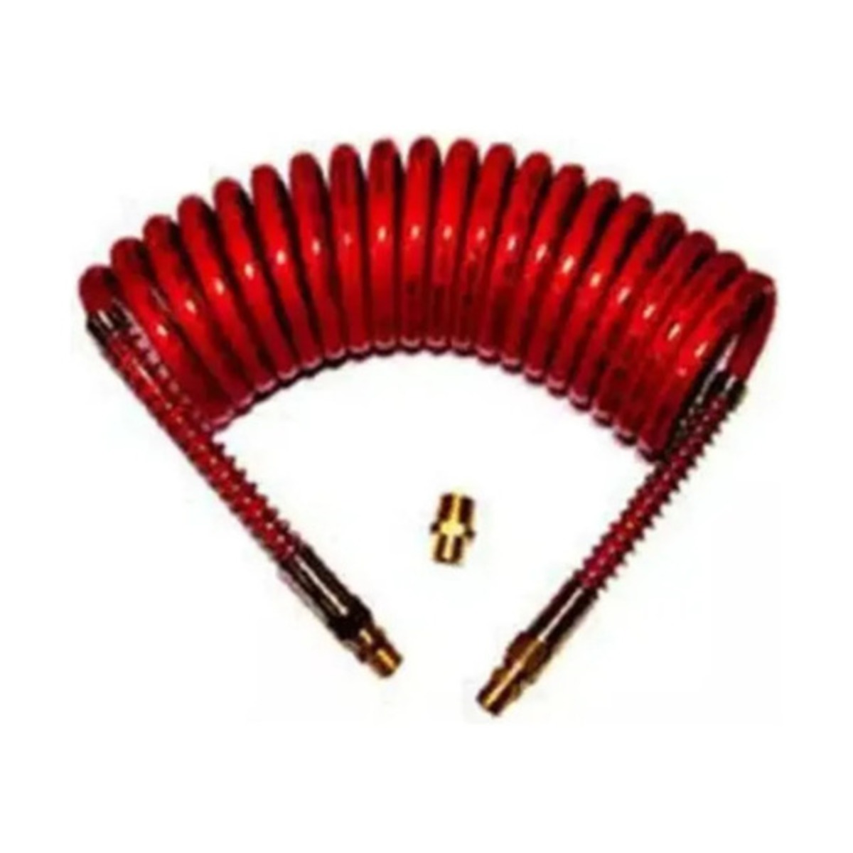 MANGUEIRA ESPIRAL CARRETA 6500MM MACHO M16 X 1,50 / FEMEA M16 X 1,50 VERMELHA MB