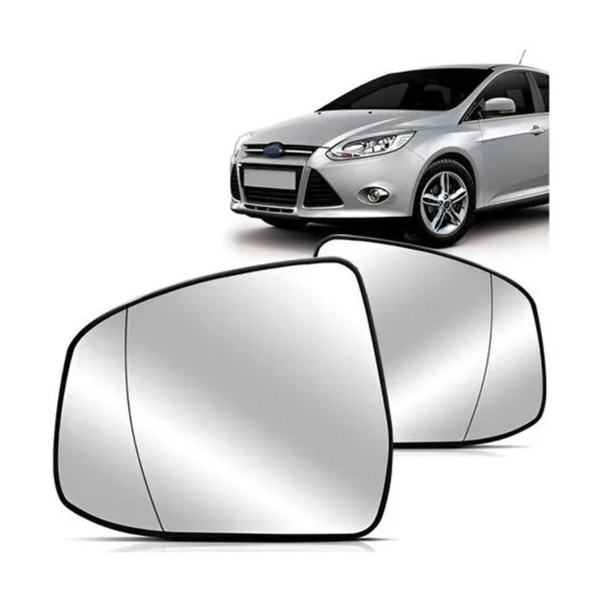 PAR LENTE RETROVISOR FOCUS 2014 A 2019 ESQUERDO | DIREITO (K.RF24141-RF24140)