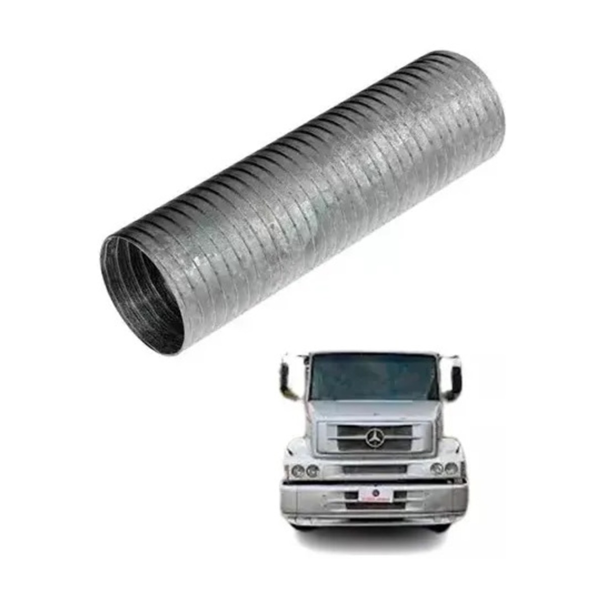 TUBO FLEXIVEL GALVANIZADO 3.5POL X 270MM MB 1620 1622 1728 2423B 2423K 2726 ATEG