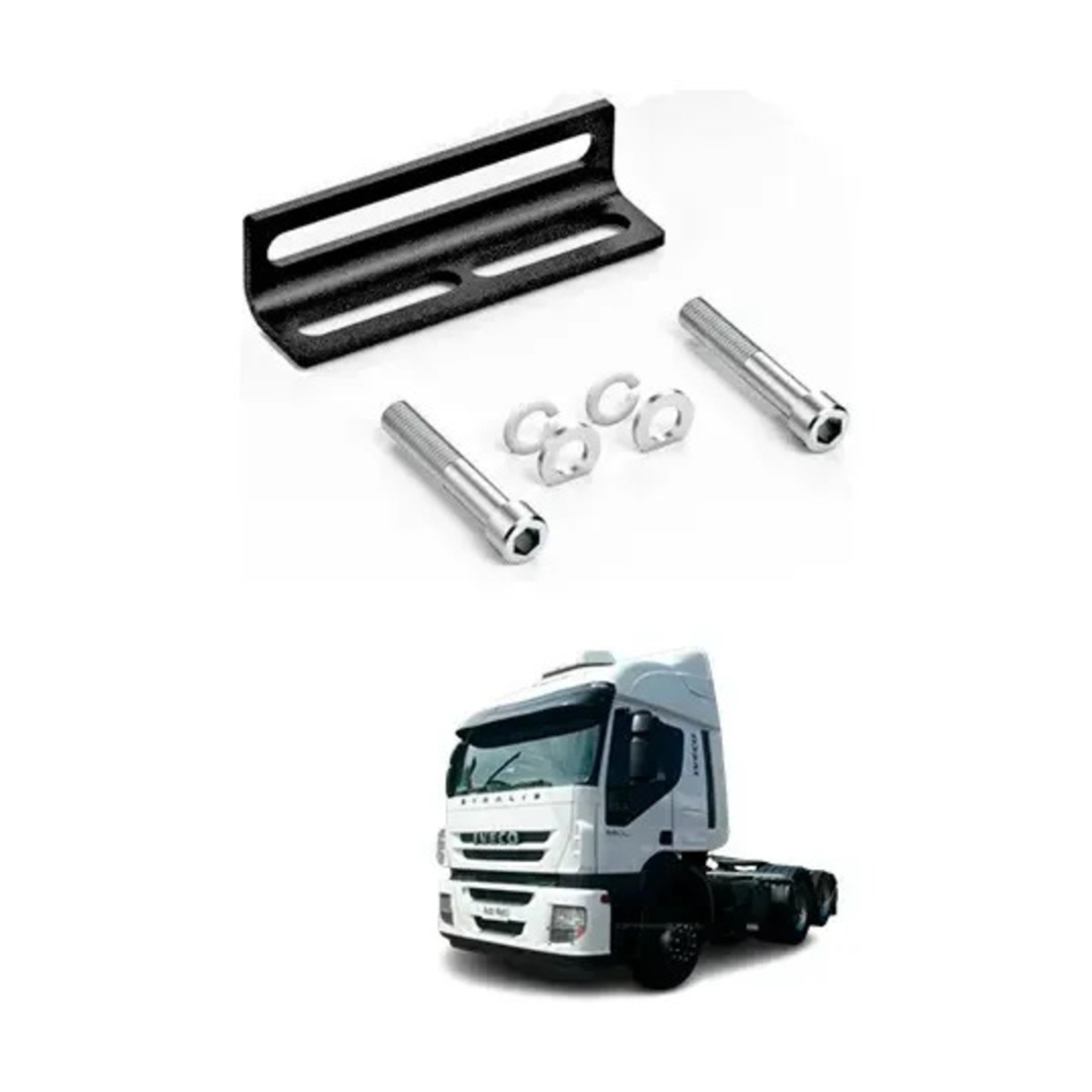 KIT PONTEIRA ESCAPAMENTO IVECO STRALIS ANO 2012 ATE 2014 (B075O)
