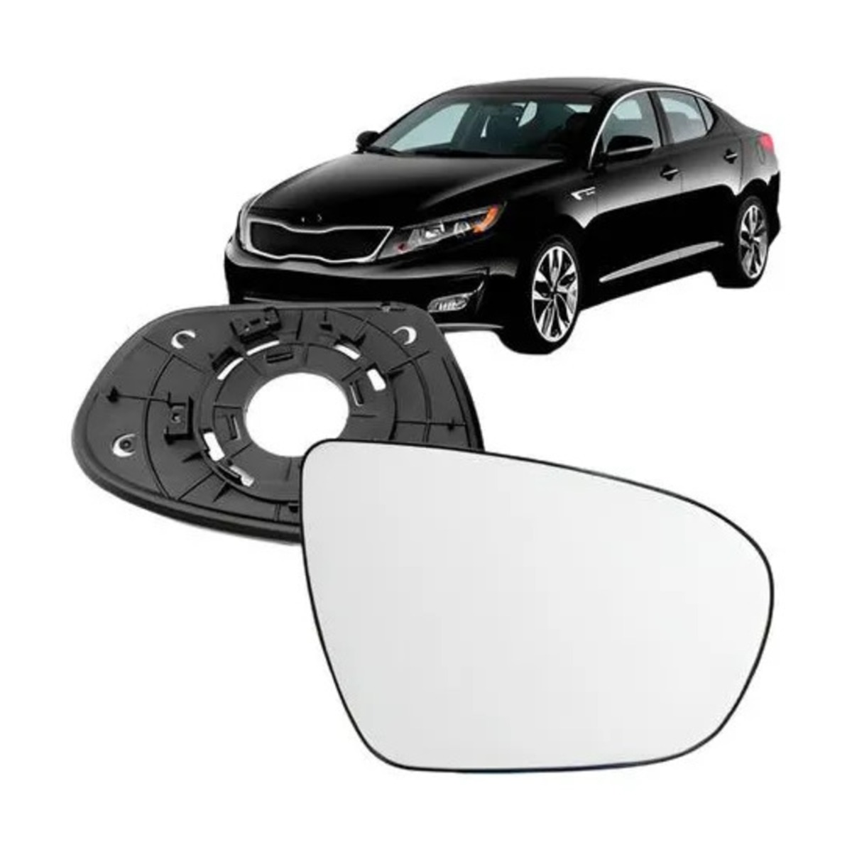 PAR LENTE RETROVISOR OPTIMA 2013 A 2015 ESQUERDO | DIREITO (K.RF33413-RF33412)