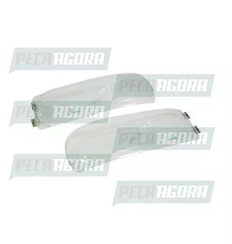 PAR PROTETOR ACRILICO FAROL MB ATEGO 2008 ... COM DOBRADICA (303019)
