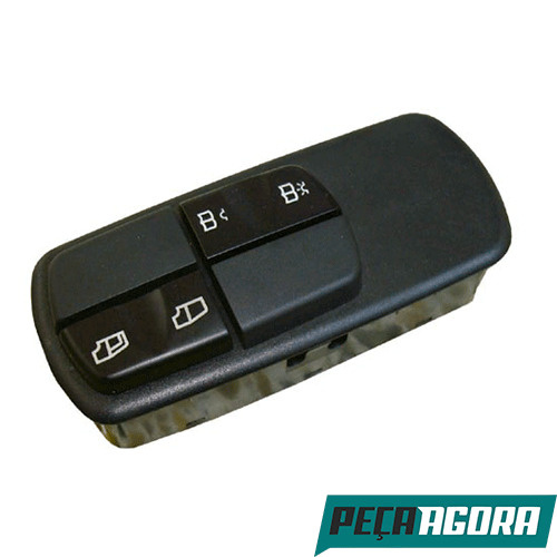 INTERRUPTOR BOTAO VIDRO MB AXOR LD DIREITO MERCEDES BENZ (0015452013-0025452013-