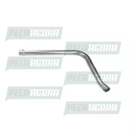 TUBO TERMINAL CURVO PINTADO 4,5''TB1009 FABBOF PARA SCANIA 112 COM RESPIRO (2280