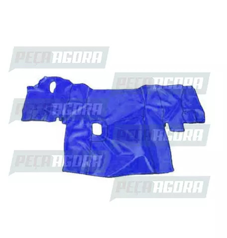 TAPETE VINIL MERCEDES-BENZ 2035 AXOR CABINE DUPLA COM CAPO - AZUL (419865)