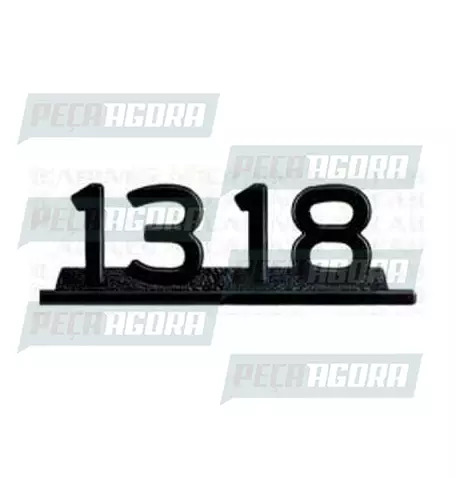EMBLEMA ZAMAC PRETO''1318'' (101168)