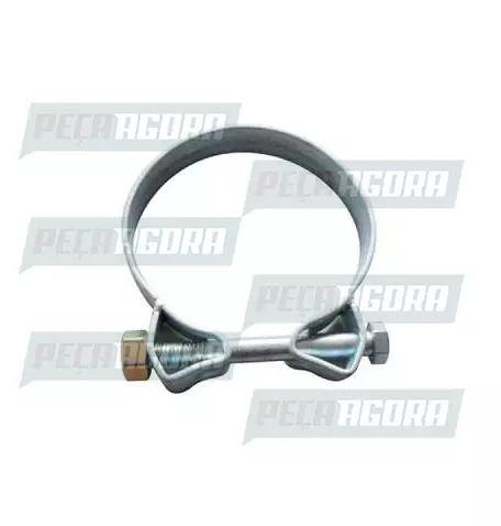 ABRACADEIRA TUBO 4,0 ZINCADA SEMI-ABRACADEIRA SEM APOIO COXIM (420009)