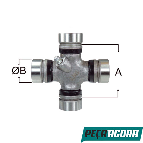 CRUZETA CARDAN A 53,60 B 26,00 TOYOTA HILUX (L801166)