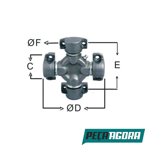 CRUZETA CARDAN  CATERPILLAR TRATOR 571A/ 933/ D4 (9051384)