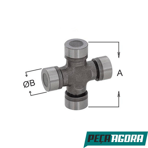 CRUZETA CARDAN A 74,70 B 27,00 VOLVO MAQUINAS MOTOR DP-300HP DPX-300HP (3860232)