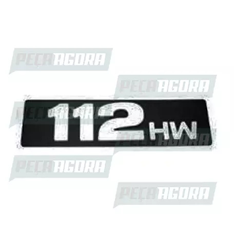 EMBLEMA RESINADO ESPECIAL PARA SCANIA ''112HW'' (101071)