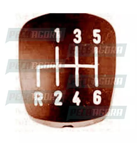 BOLA CAMBIO MERCEDES BENZ 1935 BICUDO CURTA MARROM MACIA 6 MARCHAS COM TAMPA (02