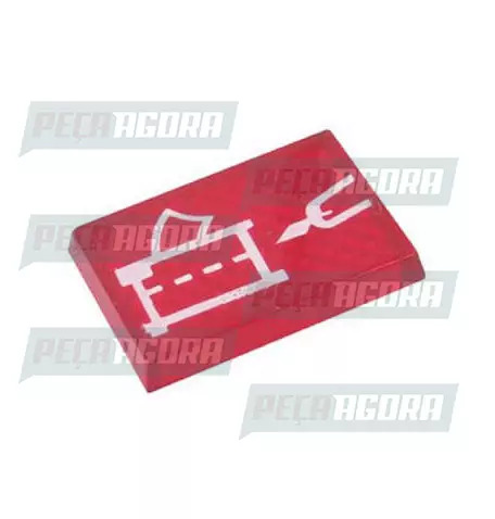 LENTE PAINEL NOVO MANUT.FILTRO AR VERMELHA (248050)