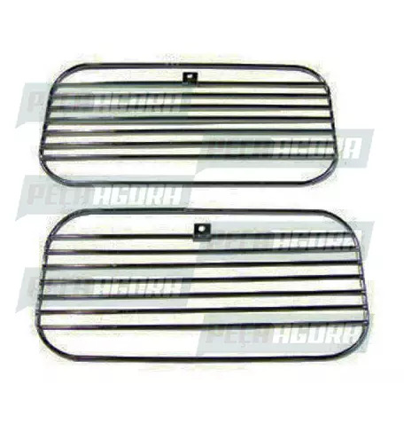 PAR GRADE PROTETORA MILHA CROMADA VOLVO VM-23 (135102)