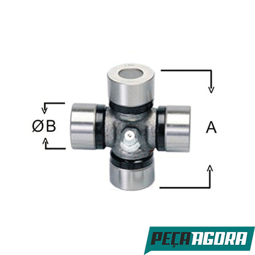 CRUZETA CARDAN A 57,80 B 22,00 JACTO  KAMAQ  MARCHESAN  (66300127)