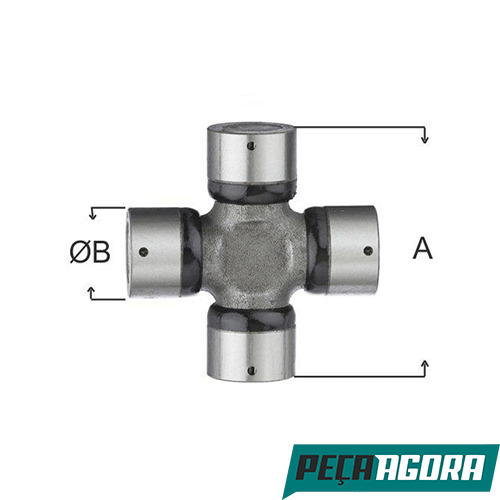 CRUZETA CARDAN 82,50X30,00 VALTRA VALMET TRATOR 880 885 980 985 - TRAVA INTERNA 