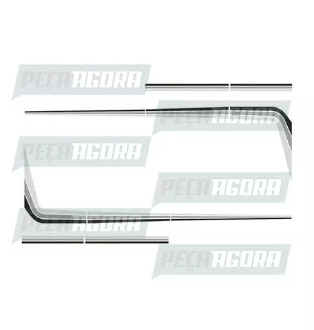 FAIXA LATERAL 1 LINHA PARA SCANIA 113 / 94 - GRAFITE (418384)