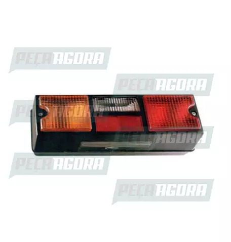 LANTERNA TRASEIRA PARA SCANIA 112/113 APOS 90 COM VIGIA CONECTOR CROMADO GAUER (