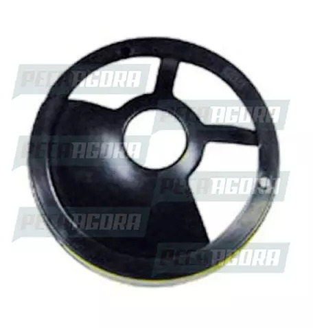 ARO LANTERNA ESTRIBO 3 JANELAS PLASTICO PRETO A117 (013024)