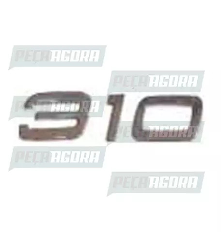 EMBLEMA PLASTICO CROMADO VOLVO ''310'' (420256)
