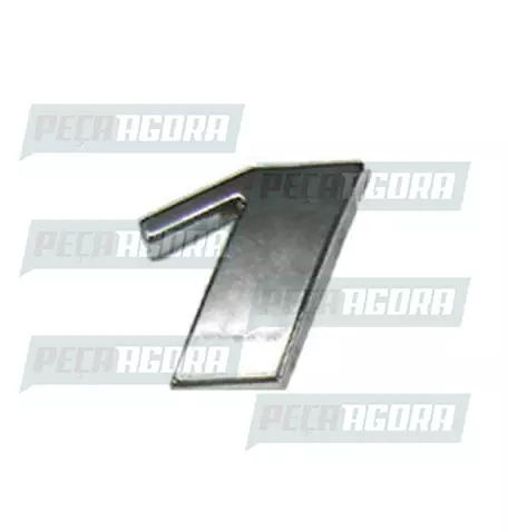 EMBLEMA CROMADO ADESIVO MERCEDES BENZ ATEGO/AXOR ''1'' (9438171214.)