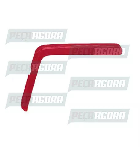 PAR PAR CALHA CHUVA PARA SCANIA 112/113 ''L'' VERMELHO ORIGINAL (420498)