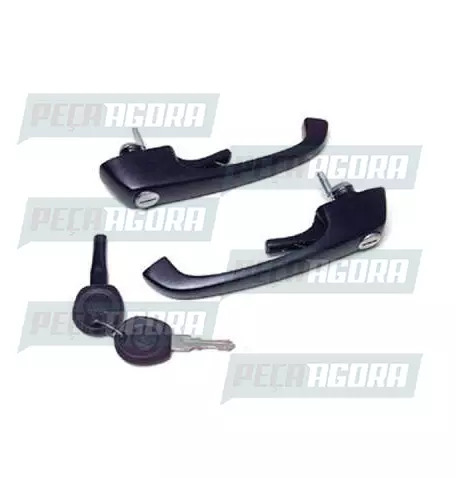 MACANETA EXTERNA VOLKSWAGEN CAMINHAO/KOMBI 97 ... JOGO CROMADA COM CHAVE -ATEM (