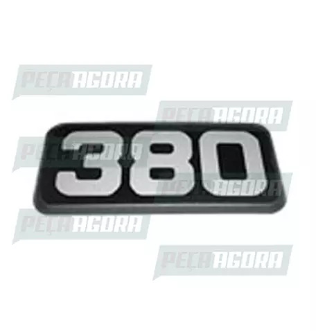 EMBLEMA ACRILICO FRONTAL ORIGINAL VOLVO''380'' (101184)