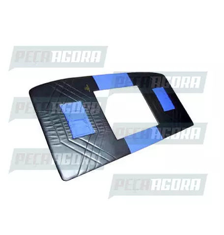 FORRO TETO SAO GERALDO VELUDO MERCEDES BENZ 1113... CABINE ALTA AZUL (221016)