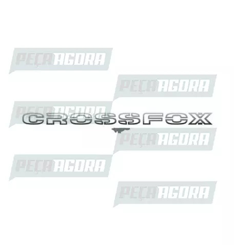 FAIXA LATERAL 1 LINHA CROSS FOX - PRATA (418049)