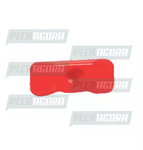 TRAVA PORTA MERCEDES BENZ 608 VERMELHA  309.723.0035 (BOTAO) (3097230035)