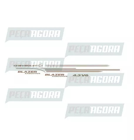 FAIXA LATERAL 1 LINHA PICK-UP BLAZER EXECUTIVE 2006 (417895)