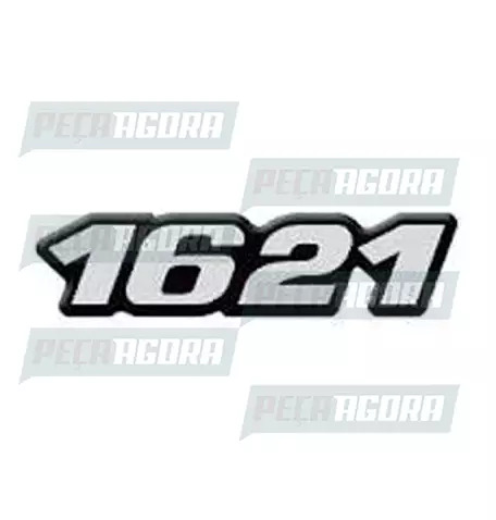 PAR EMBLEMA RESINADO ESPECIAL MERCEDES BENZ''1621''  BICUDO/CARA CHATA (101120)
