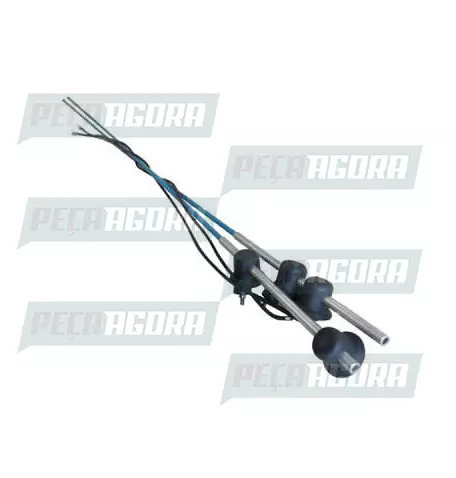 PAR ANTENA DE FIBRA PARA CAMINHAO TRADICIONAL AZUL (CX.417084**2)