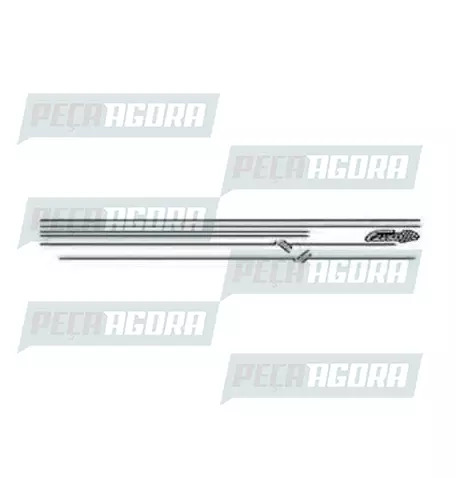 FAIXA LATERAL 1 LINHA FUSCA - PRATA (418021)