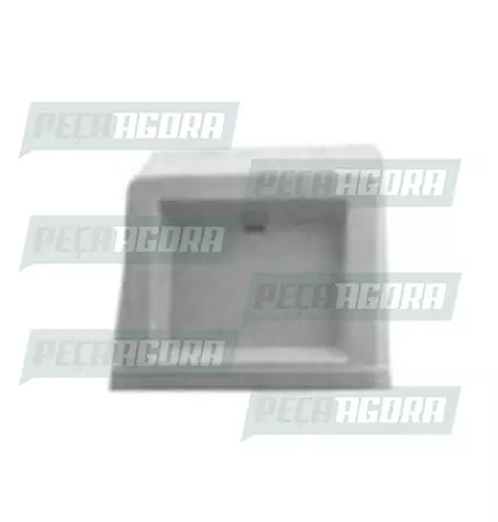 MEIO PARALAMA MB 1938 TRASEIRO CINZA PLASTICO ESPECIAL (696520741915)