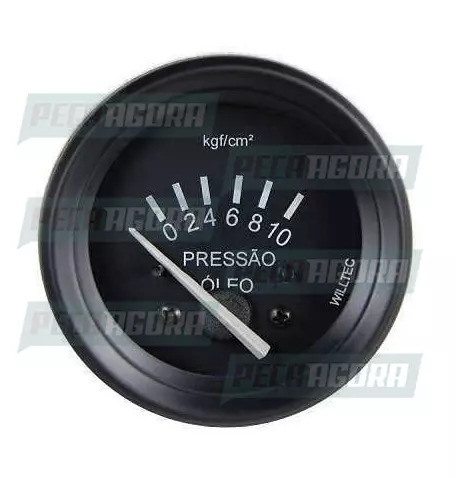 RELOGIO MERCEDES BENZ MANOMETRO PRESSAO OLEO 12V 0-10KG/CM 60MM PT (D901178)