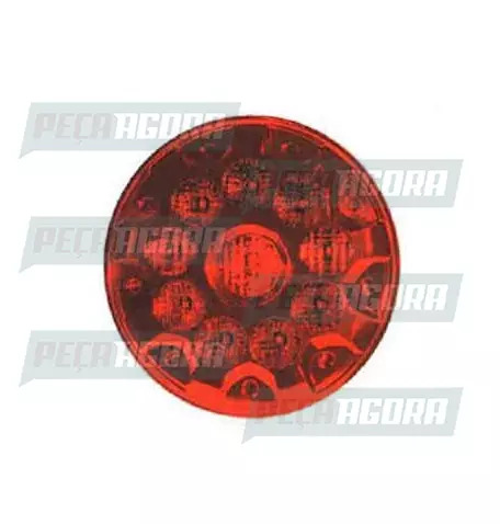 LANTERNA TRASEIRA NOMA 10 LEDS  24V VERMELHO PRADOLUX PL0780 (444407)
