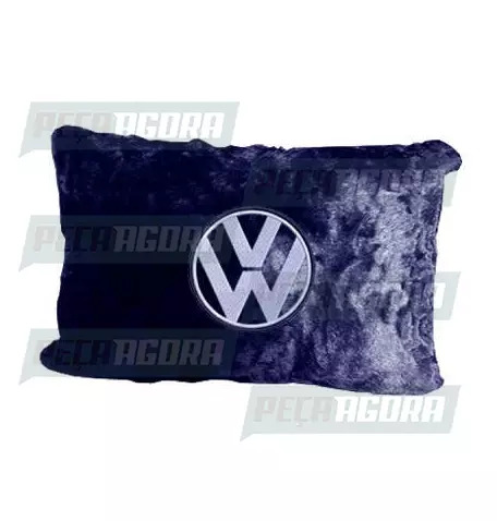 ALMOFADA CHINIL CURLY 45X45/50X40/50X50 C/LOGO VW AZ (447851)
