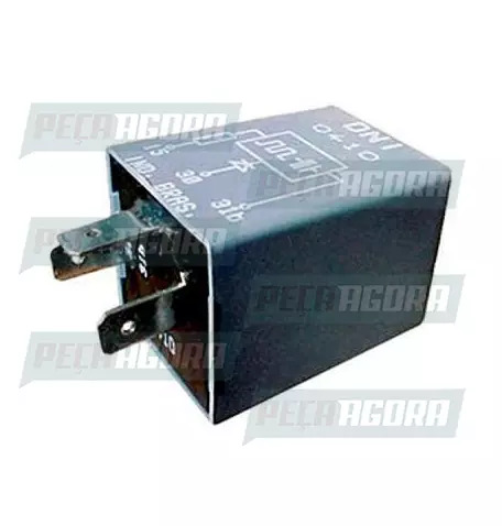 RELE SINALIZADOR ACUSTICO FAROL GM VW FORD 3 TERMINAIS SEM SUPORTE 12V (32591943