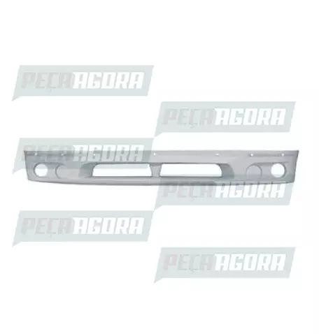 SPOILER MERCEDES BENZ ATEGO COM SUPORTE 02 FAROIS REDONDOS ABERTO P/PARACHOQUE F